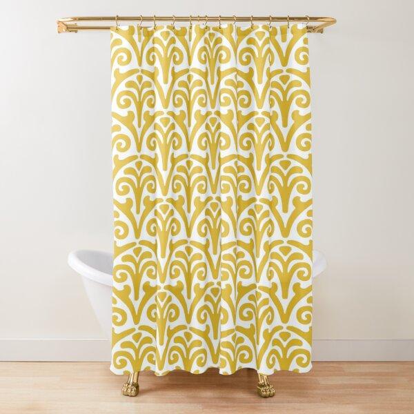 Moroccan Trellis Lattice Pattern Shower Curtain,Indigo Navy Blue White Vintage Geometric Lattice Bathroom Curtains With Hooks