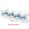 CHAHUA Plastic Countertop Seasoning Organizer