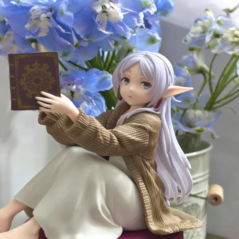 Frieren Beyond Journey End Anime Figure Desktop Cute night-suit Action Figurine Model Doll Toy s no Poseable Articulated Scale Detailed Movable 3
