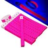 100Pcs Synthetic Paper Paper Fluorescence Wristbands Fluorescent Color Party Bracelets  Carnival
