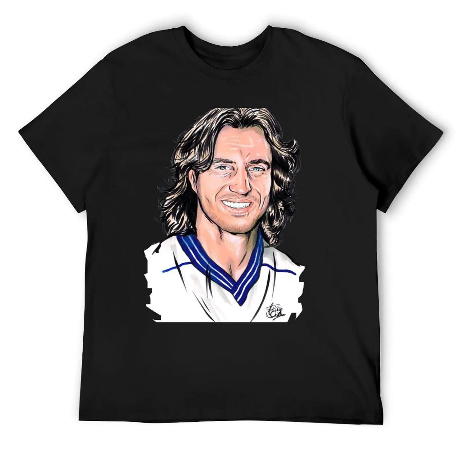 

DAVID GINOLA SPURS LEGEND T-Shirt man clothes tees mens clothing XXXXXL чорний