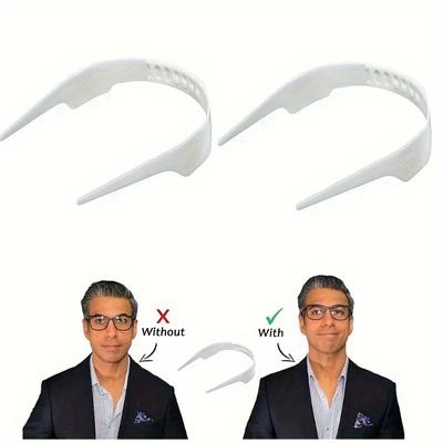 Adjustable Collar Support Brace Invisible Neckline Enhancer for Shirts & Suits, Durable Plastic, Fits Perfectly Under Clothing, Shirt Accessory