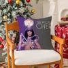 Cute C-CherS Pillow Case Silky Elegant Comfort Sofa Bed Invisible Zipper