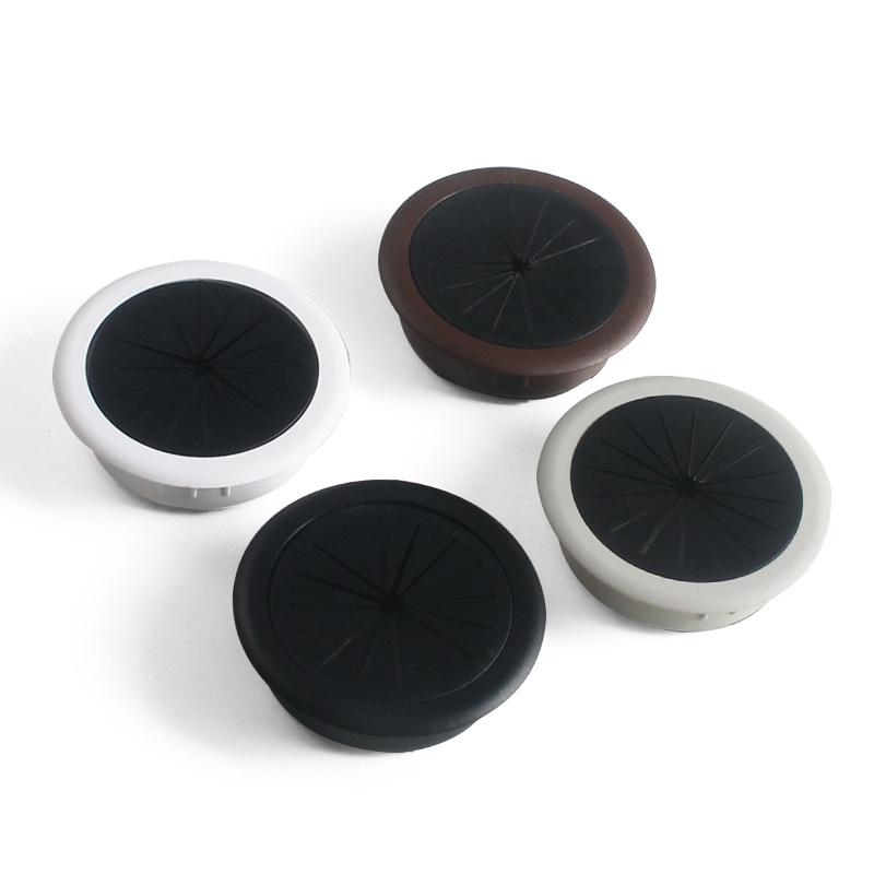 Round Desktop Wire Grommet Cover for Cable Management