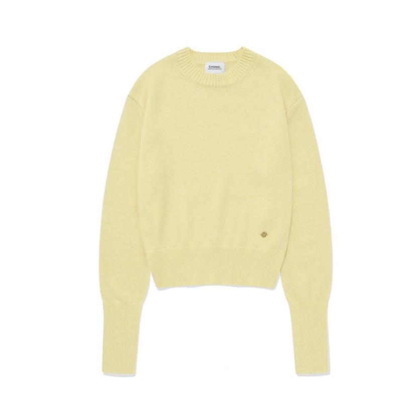 Covernot Women S caShmere Blend Round Knit B1 Co2304kt70 Lv Yl Sb Wh