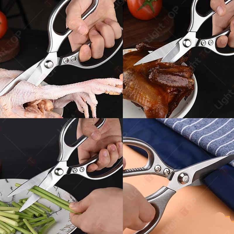 Kitchen Chef Knife Effort Saving Chopping Knife Ultra-sharp Slicing Knife Handmade Forged Butcher Cleaver Knife Boning Knife