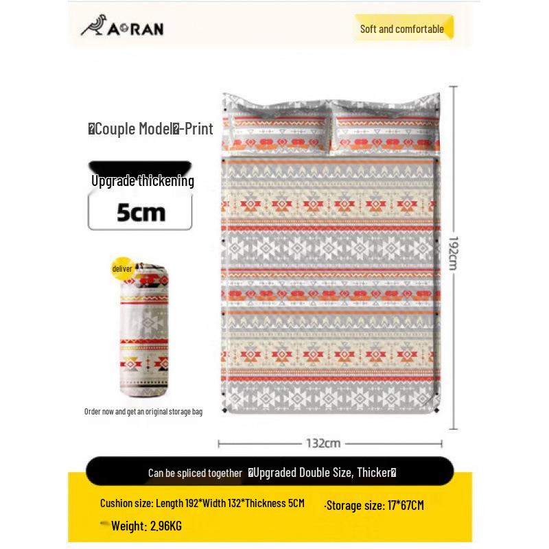 Aufblasbare Campingmatratze: Feuchtigkeitsfeste Isomatte oder Zeltbodenmatte für den Außenbereich