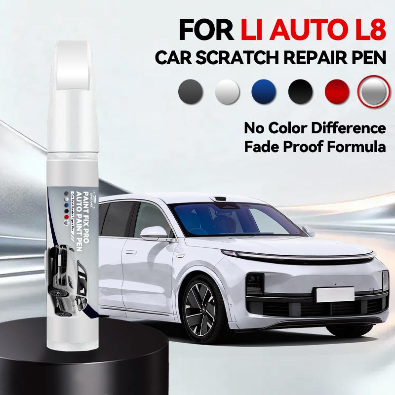 

Vehicle for Exclusive Use For LI AUTO L8 1990-2026 Paint Repair Pen Touch Up Scratch Remover DIY Auto Accessories Black White Si срібний