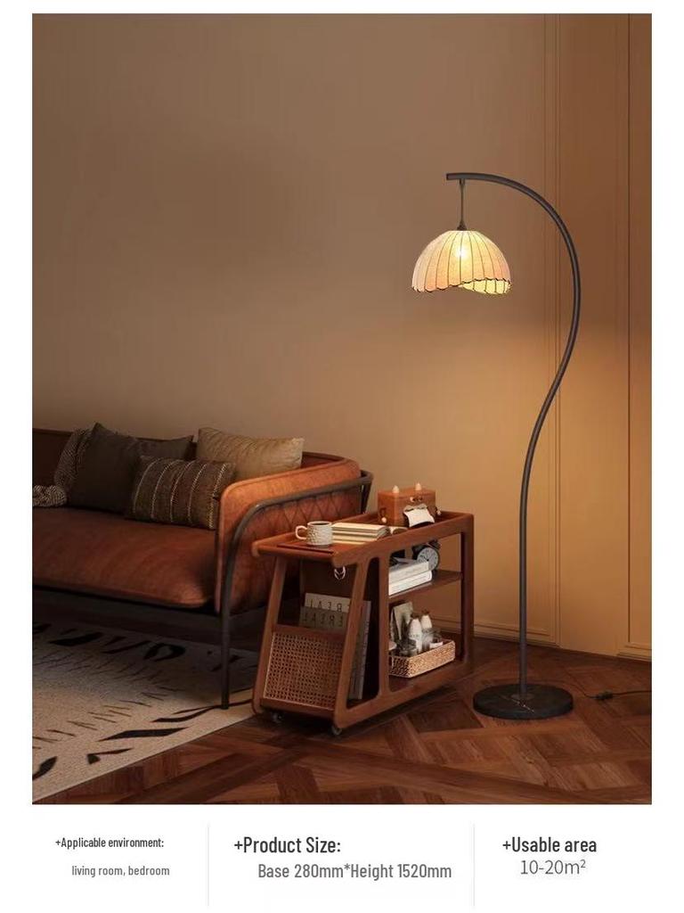 Vintage Crescent Floor Lamp - Stylish Home & Hotel Decor