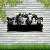 Custom Metal Farm Sign Personalized Rustic Animal Decor Outdoor Ranch Wall Art