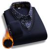 Pulover de pluș pentru bărbați, toamnă iarnă, pulover fals din două piese, guler polo, lână, gros, cald, tricotat, pulovere casual