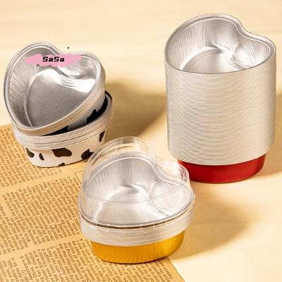 Mini Non-Stick Cake Cup Aluminum Foil Cupcake Wrappers Baking Cups Cases Muffin Boxes for Pudding Dessert Kitchen Tools
