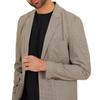BRAVE SOUL Mens Checked Button Blazer