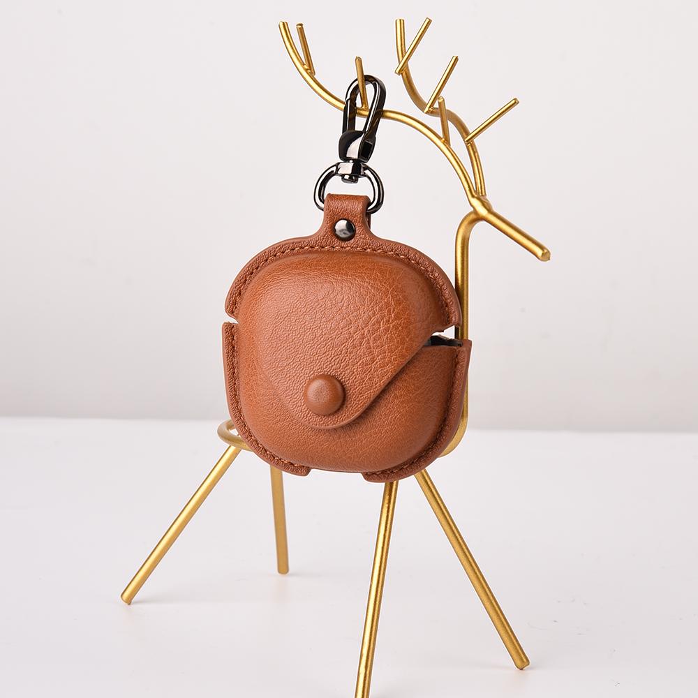 For Samsung Galaxy Buds Core Earphone Case Business Leather + PC Protective Cover