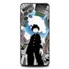 Mob Psycho 100 Cartoon Phone Case For Samsung S25,S24,S21,S22,S23,S30,Ultra,S20,Plus,Fe,Lite,Note,10,9,5G Black Cover