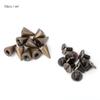 50pcs 7*10mm   Spikes Punk Rivets Leathercraft Studs   Clothing Decoration (Bronze)