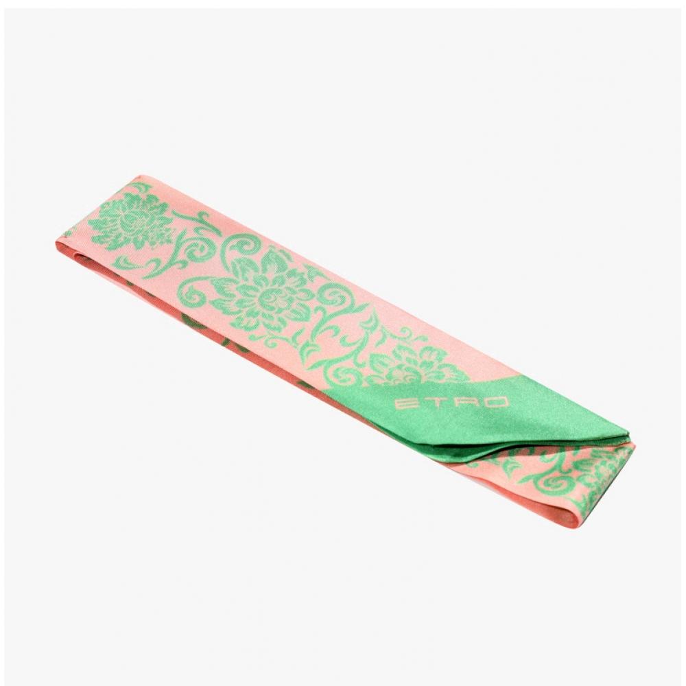 Etro Paisley Skinny Twill Seidenschal Wata0016ak696