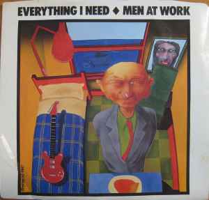 

7inch Record MEN AT WORK - Everything I Need 3804929 Columbia 1985 US Rock Used