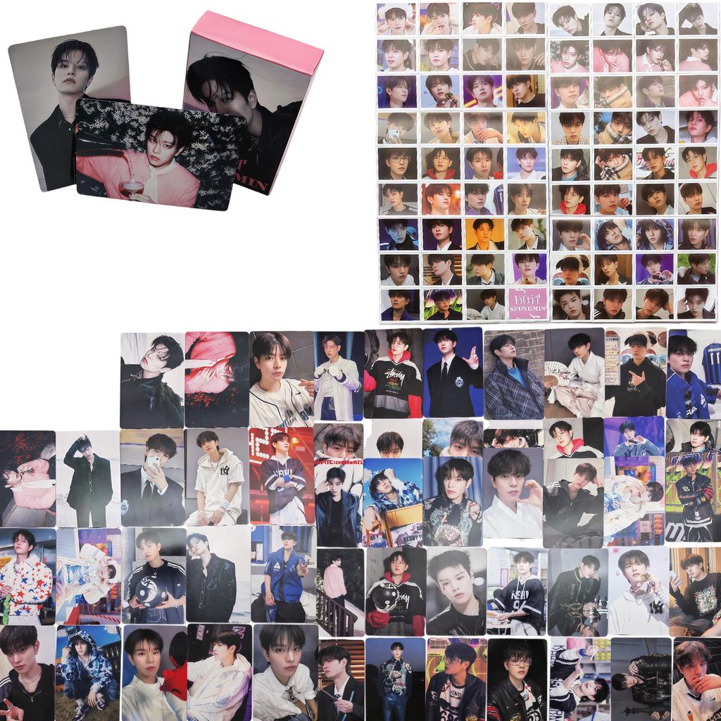 127PCS Kpop Stray Kids Album Concept Photocards Idol Merchandise Small Card StrayKids Fans Collectible Gift Cards SEUNGMIN LOMO Kid Friendly