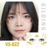 Trendy European Music Festival Waterproof Face Tattoos & Freckle Stickers