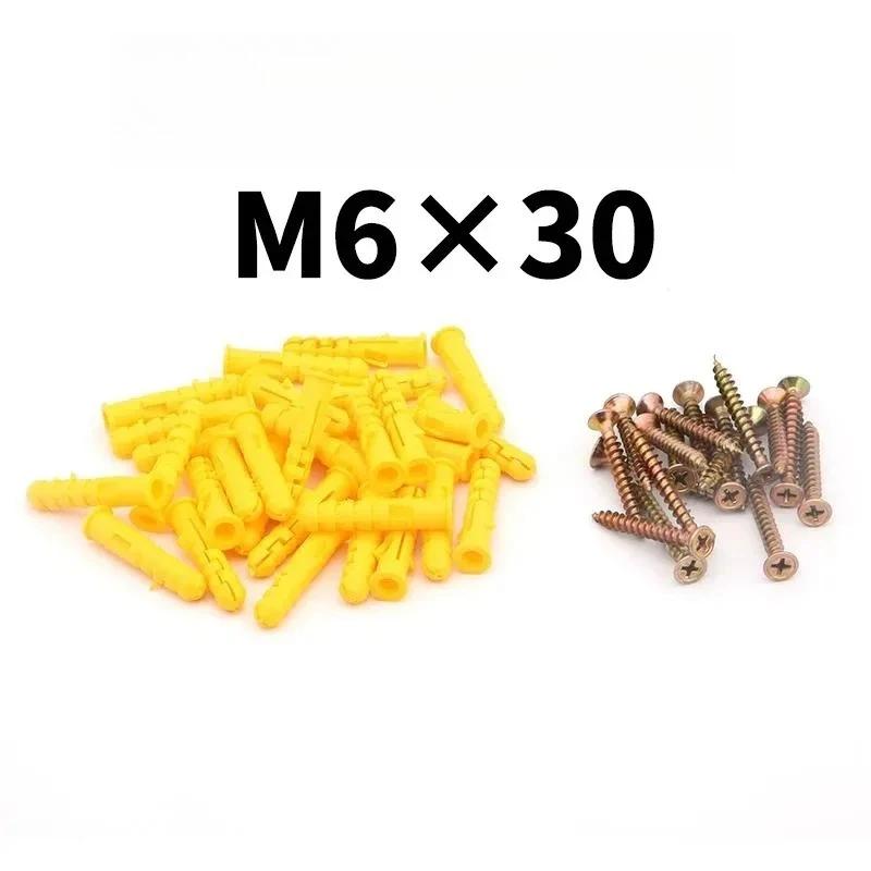 

10/40sets M6 M8 Heavy Duty Drywall Anchor Screw Assortment Kit Galvanized Steel Fasteners Home Renovation Construction Projects