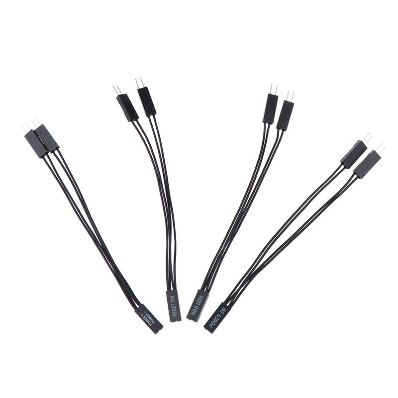 Motherboard Switch Power SW/RESET SW/HDD LED /Power LED 1 To 2 Double Adapter Cable Support Dual Boot