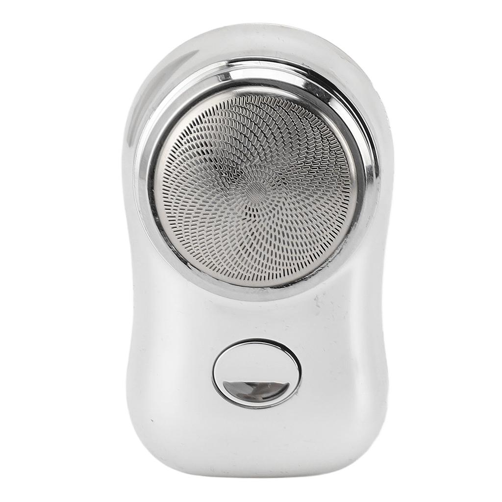 Mini Beard Trimmer Pocket Size Type C Rechargeable Low Noise Electric Beard Cutter with 400mAh Battery for Car Travel