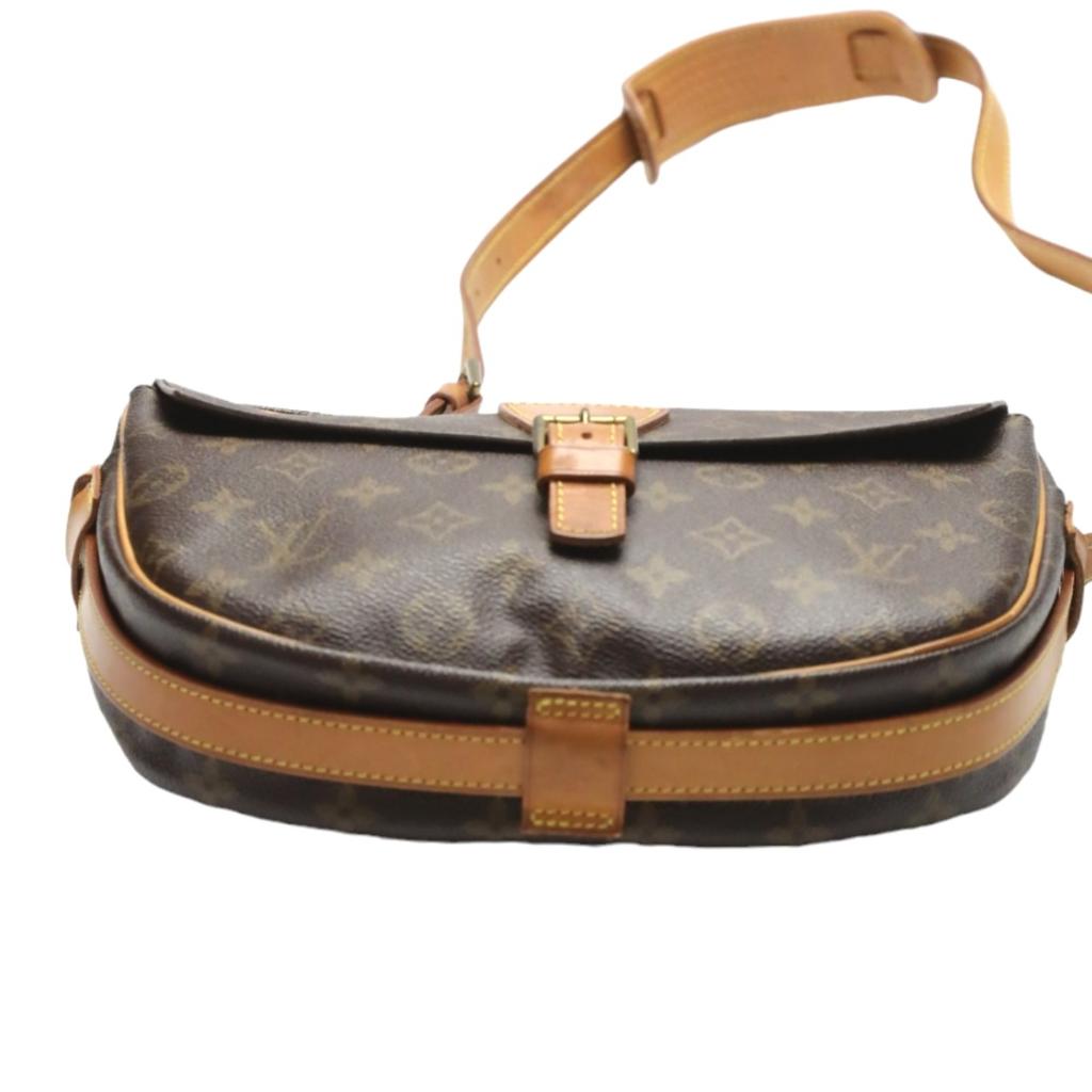 Louis Vuitton Monogram Geneufeille Shoulder Bag Monogram Canvas Brown M51227 Used