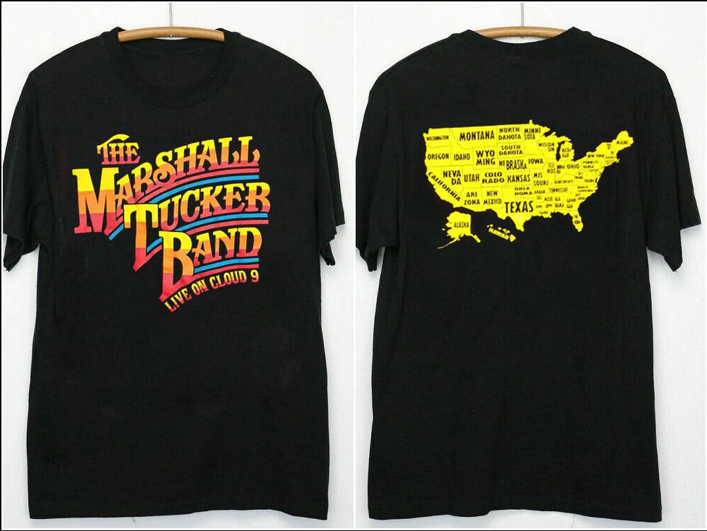 

The Marshall Tucker Band Tour Short Sleeve Cotton Black All Size Shirt AE209 Unisex T-Shirt XXXXL