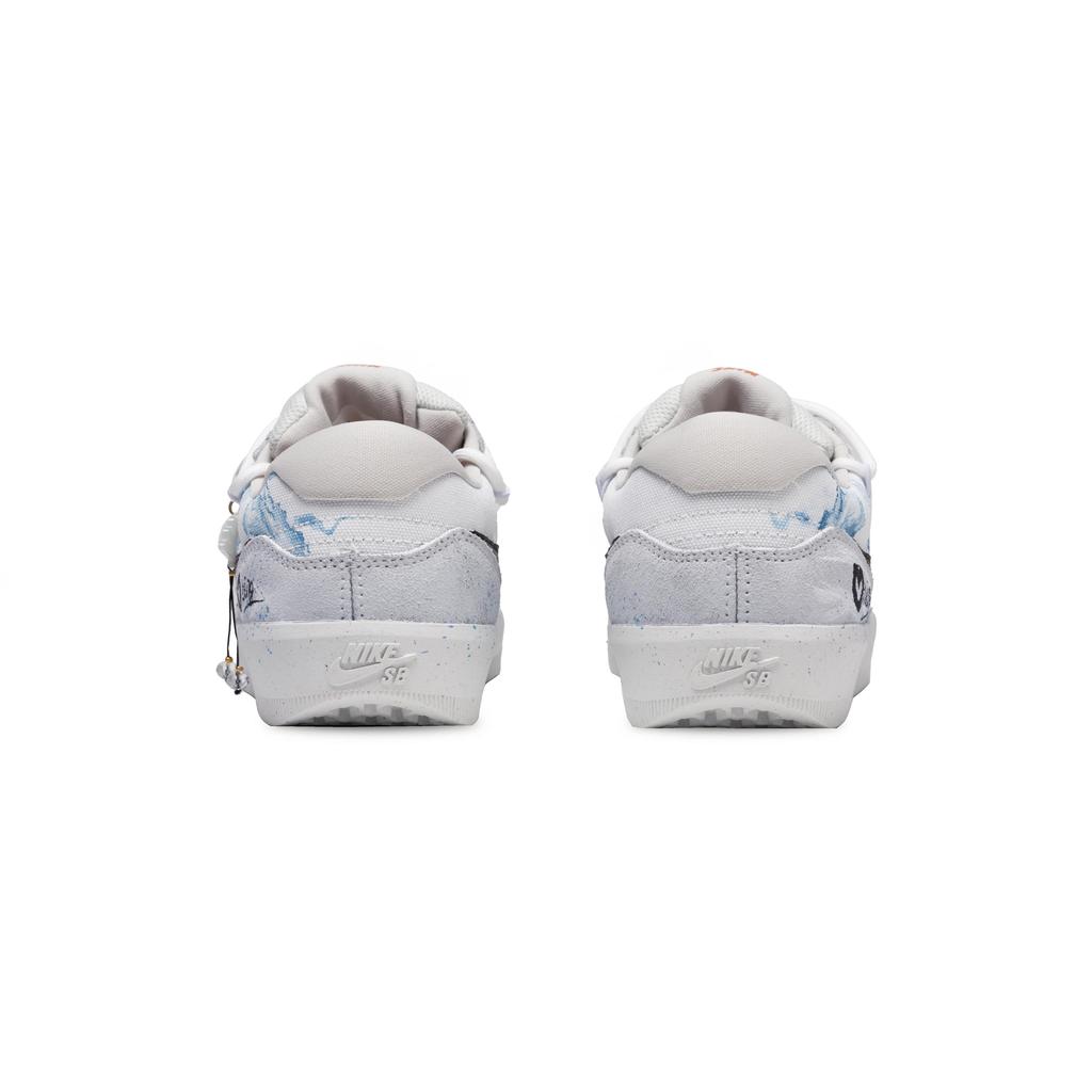 Nike SB Force 58 Lotus Falls Low top Casual Shoes Unisex White Gray DV5477-007(Team1068-)