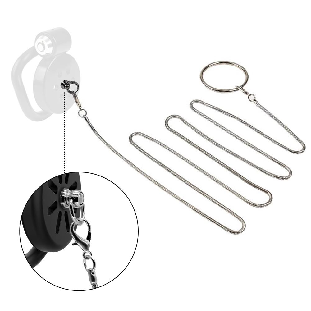 Penis Plug Dilator Accessories for Male Chasity Cage Parts Urethral Plug Metal Chain Men Couple Erotic BDSM Toy