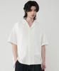 UNTAPPED STUDIO Oversized Linen Open Collar Short Sleeve Shirt 5 Colors (Type A)