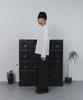 Tansanmageunesyum Cotton Wide Cross Cargo Pants (Black)