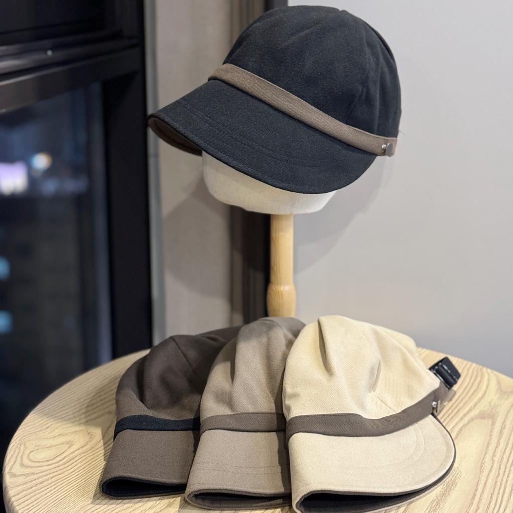 Zhao Lusi's Same Style Baseball Cap for Women, New Autumn and Winter Versatile Wide-brimmed Cap That Covers the Face and Makes the Face Look Smaller