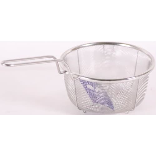 Three Snow Boiling Basket, 18cm, 18-8 Stainless Steel, with Handle, Colander, Tsubame-Sanjo, Made In Japan, Three Snow Shinkoshi Works, 31084