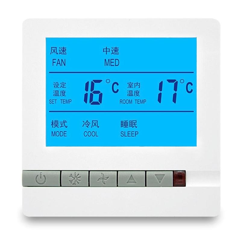 Digital Thermostat Air Conditioner Intelligent Control Thermometers Switches Panel LCD Display Temperature Controller 1
