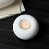 Ceramic Candle Holder Round Stick Candlestick Scented Candle Stand Matching Cup Candle Stick Holder Home Decoration Accessories
