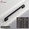 Oukali  New Design Zinc Alloy Pulls 96 128 192mm Home Furniture Hardware Kitchen Cabinet Dresser Drawer Door Pull Handles