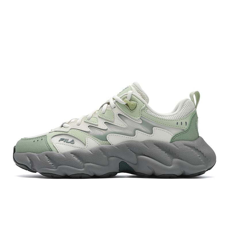 FILA Fern 2 Fern Sneakers 2.0 Abrasion Resistant, Breathable, Lightweight Low top Casual Shoes Women s White Green F12W531101FVA 38