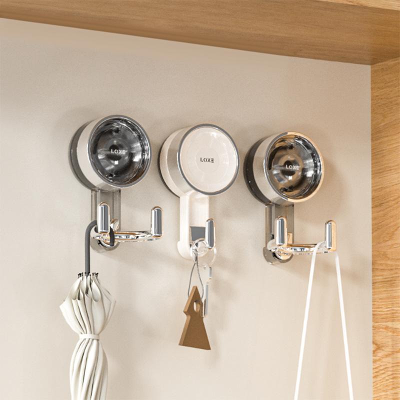 Starke Saugknapfhaken Vakuum Wiederverwendbare Duschhaken Schwerlast Kleiderhaken Spurloser Kleiderhaken