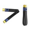USB4 Cable PD240W Fast Charging 40Gbps Data Transfer Compatible Flexible Design 8K Video Output Aluminum Alloy Texture