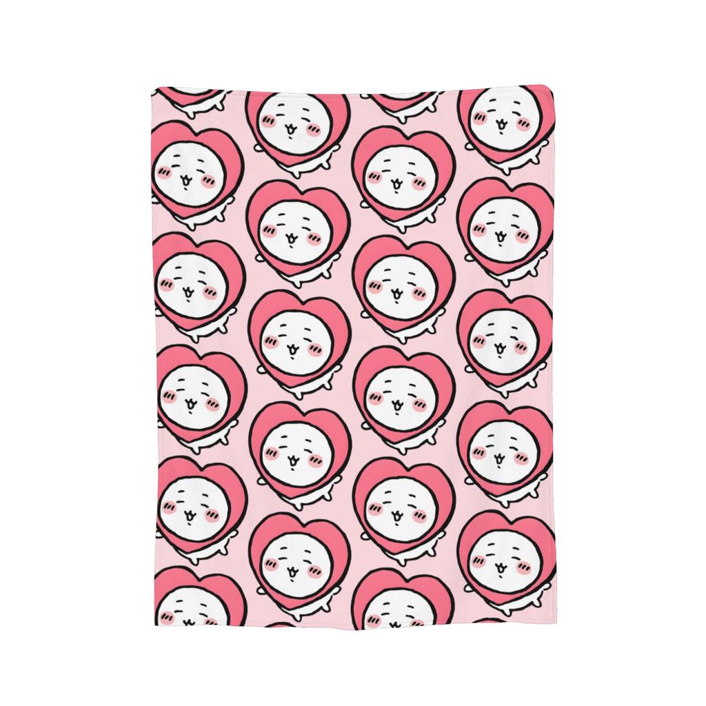 Chiikawas Valentine Blanket Fleece Summer Breathable Super Warm Throw Blankets for Bed Car Bedspread