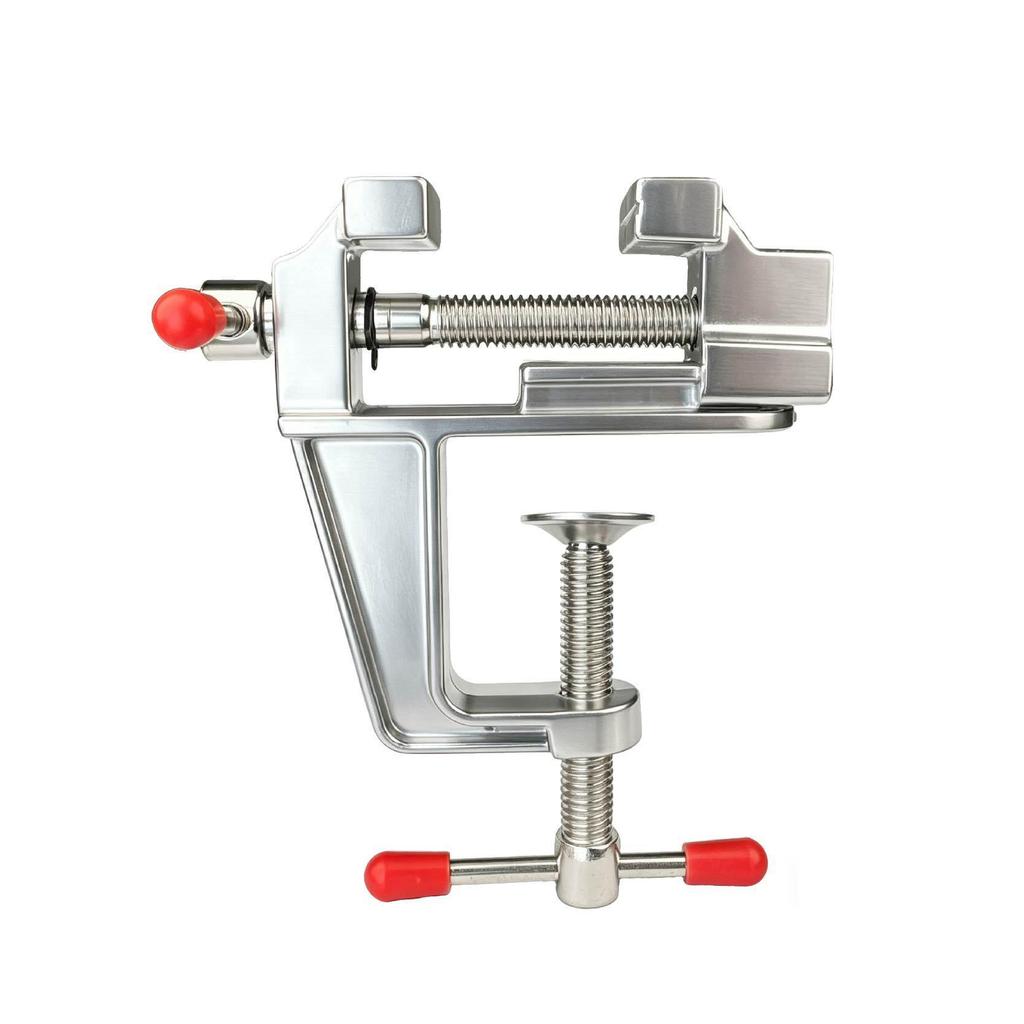 Aluminum Alloy Mini Table Vise - Small Flat Jaw Desktop Vise for DIY Projects