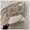 New Minimalist Design Shoulder Bag for Women Light Luxury Large Capacity Casual Metal Hand-held Crossbody Bags Female Handbag