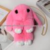 Women's Cute Plush Rabbit Crossbody and Backpack – Versatile and Stylish for Students and Kids