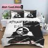 Conjunto de Roupa de Cama de Filme de Terror 3D Órfão Conjunto de Cama Impresso Com Fronha Capa de Edredom de Cama Macio Tamanho Solteiro Casal Queen Super King