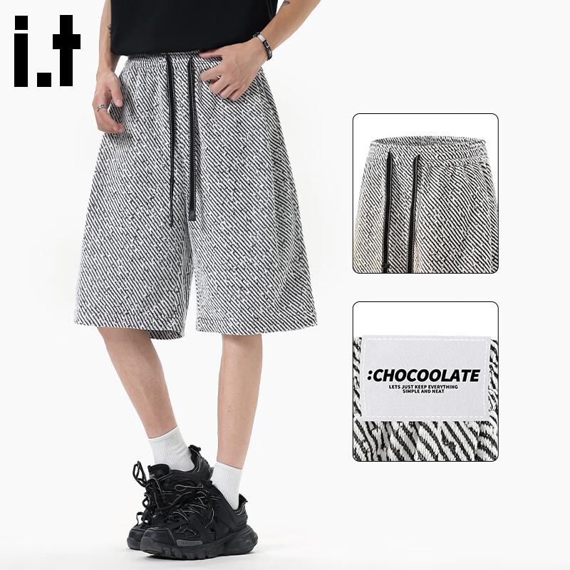 :CHOCOOLATEit Мужские полосатые повседневные летние шорты M