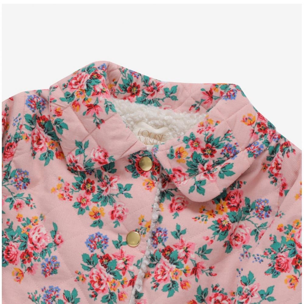 Louis Misha Grm W23 C0187  Dalila  Delilah Floral Kids Coat