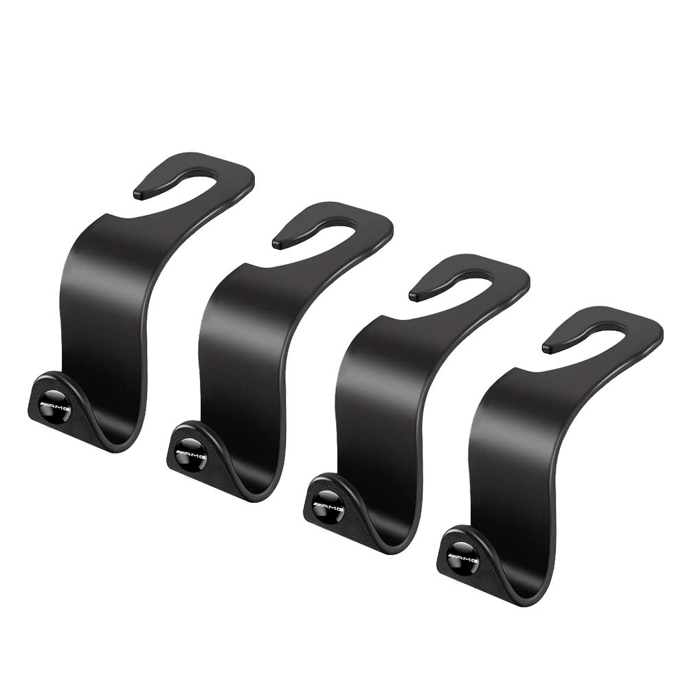 FA012/4Pcs Car Hidden Seat Back Hook Multi-function Storage Hook For Mercedes Benz AMG W203 W204 W164 W168 CLA Interior Mouldings