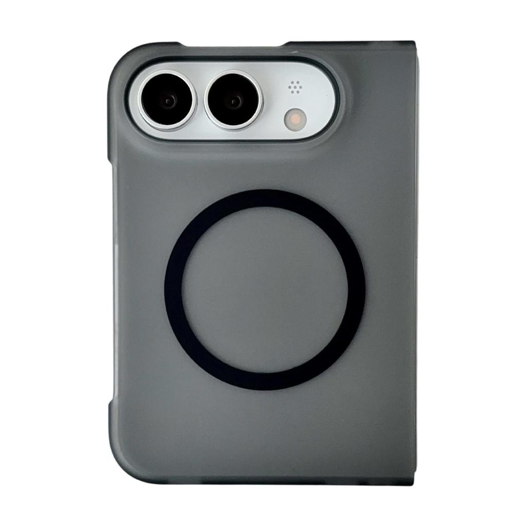 Dotyczy obudowy na składany telefon komórkowy iPhone11Ultra, lodowy matowy, magnetyczne zamknięcie, Apple FOLD, odporna na upadki, przezroczysty PC